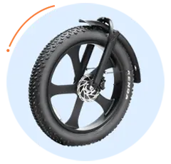 Populära Fat Tire E-Bike