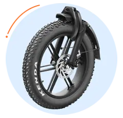 Populär Fat Tire E-Bike